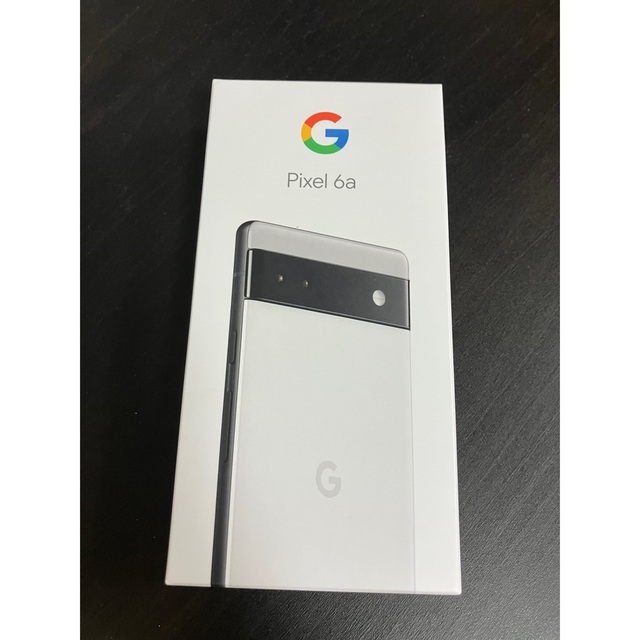 Google Pixel(グーグルピクセル)のGoogle Pixel 6a ホワイト　SIMフリー　未使用品 スマホ/家電/カメラのスマートフォン/携帯電話(スマートフォン本体)の商品写真