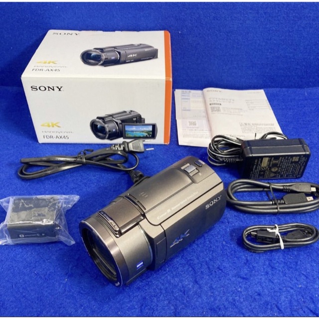 SONY - ソニー FDR-AX45TI 4Kビデオカメラ 64GB 光学20倍 手ブレ補正