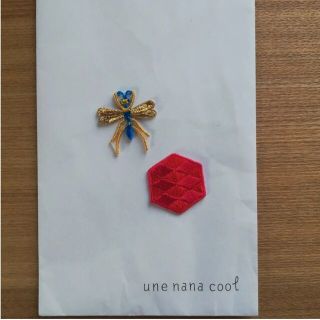 ウンナナクール(une nana cool)のウンナナクール　ワッペン　アップリケ(その他)