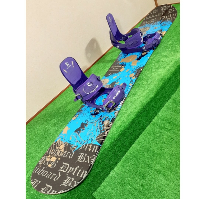 SALOMON - スノーボード2点セット ボードBXB × ビンディング SALOMON - スノーボード2点セット ボードBXB × ビンディング