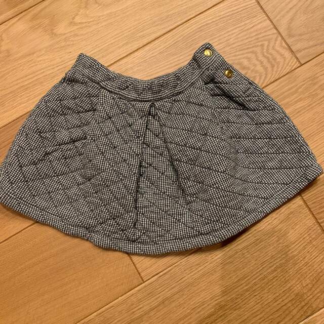 PETIT BATEAU(プチバトー)のプチバトー　4ans 104cm キルティングスカート キッズ/ベビー/マタニティのキッズ服女の子用(90cm~)(スカート)の商品写真