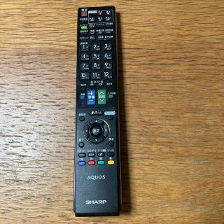 963様専用　SHARP AQUOS テレビリモコン　動作品　中古(テレビ)