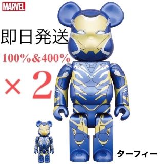 メディコムトイ(MEDICOM TOY)の【新品未開封】BE@RBRICK IRON MAN RESCUE SUIT ×2(アニメ/ゲーム)