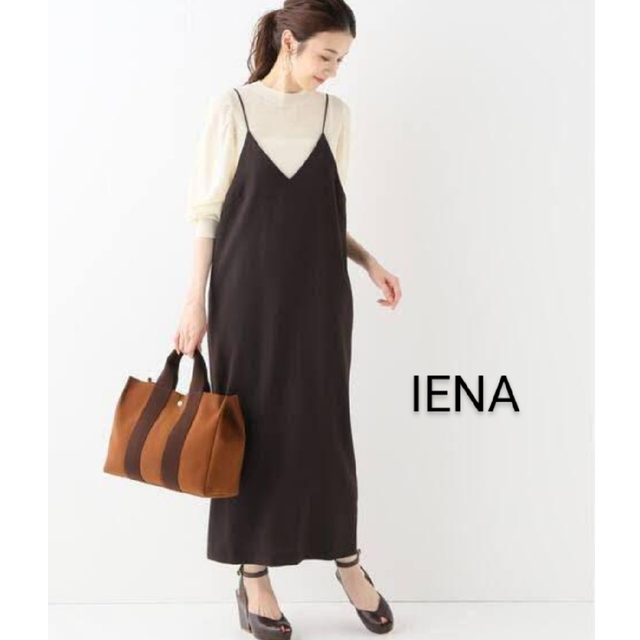 レビュー投稿で選べる特典 IENA イエナ T/W キャミワンピース 38 ブラウン 通販 イエナ