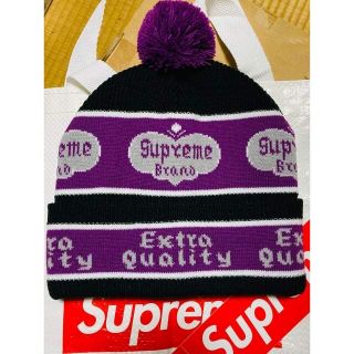 シュプリーム(Supreme)のSUPREME ニット帽子　小袋付き(ニット帽/ビーニー)