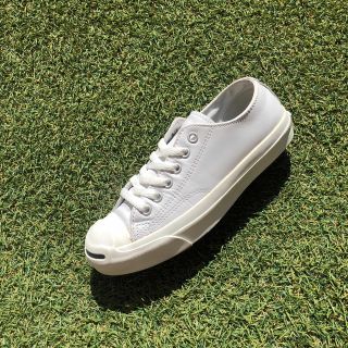 コンバース(CONVERSE)の美品23 converse コンバース レザージャックパーセル HT480(スニーカー)