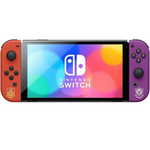 Nintendo Switch(ニンテンドースイッチ)のSwitch　スカーレットバイオレットedition　新品未開封 エンタメ/ホビーのゲームソフト/ゲーム機本体(家庭用ゲーム機本体)の商品写真