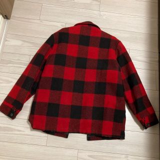 Woolrich  中ボア バッファローチェック フルZIP ウールジャケット