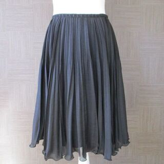 エポカ(EPOCA)のエポカ EPOCA 黒 スカート 38 三陽商会 日本製(ひざ丈スカート)