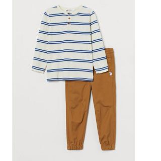 エイチアンドエム(H&M)のH&M　2アイテムセット135㌢(新品、未使用)(Tシャツ/カットソー)