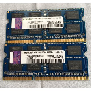 DDR3L 4GB 2枚 計8GB ノートPC [D3SL#19]