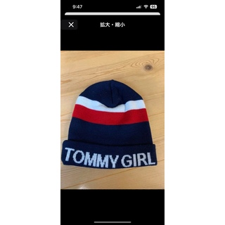 トミーガール(tommy girl)のTommy girl ニット帽(ニット帽/ビーニー)