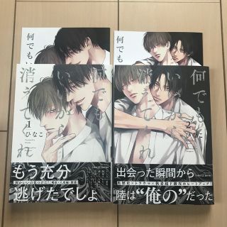 ひなこ 「何でもいいから消えてくれ」1巻&2巻 アニメイトリーフレットつき(ボーイズラブ(BL))