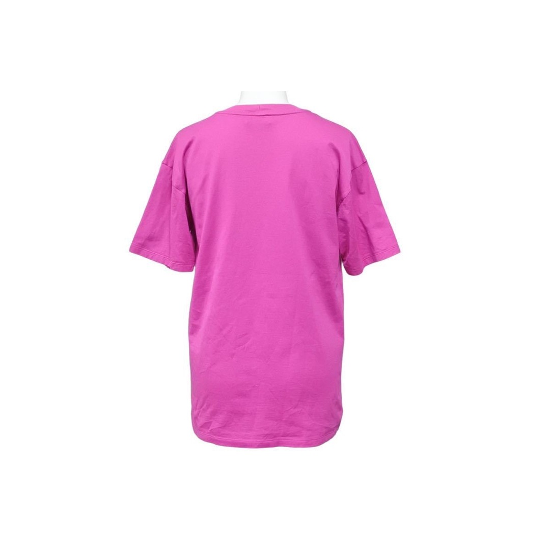 [USED/]CELINE セリーヌ 半袖Ｔシャツ Celine Logo T shirt Pink 2X76450Y1F ピンク パープル ブラック コットン XS 2X76450Y1F  43285