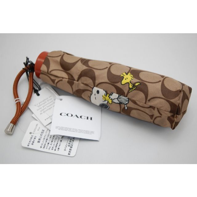 COACH(コーチ)のCOACH ＸPEANUTS スヌーピー 折り畳み傘 レディースのファッション小物(傘)の商品写真