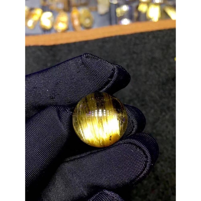 ⭐︎【天然】タイチンクオーツ 丸玉 17.2mm-