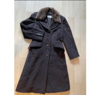 マックスマーラ(Max Mara)のMaxMara ロングコート カシミヤ混 36(ロングコート)