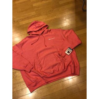 チャンピオン(Champion)のChampionプルオーバーリバースウィーブサーモンピンク超大きいsize3XL(パーカー)