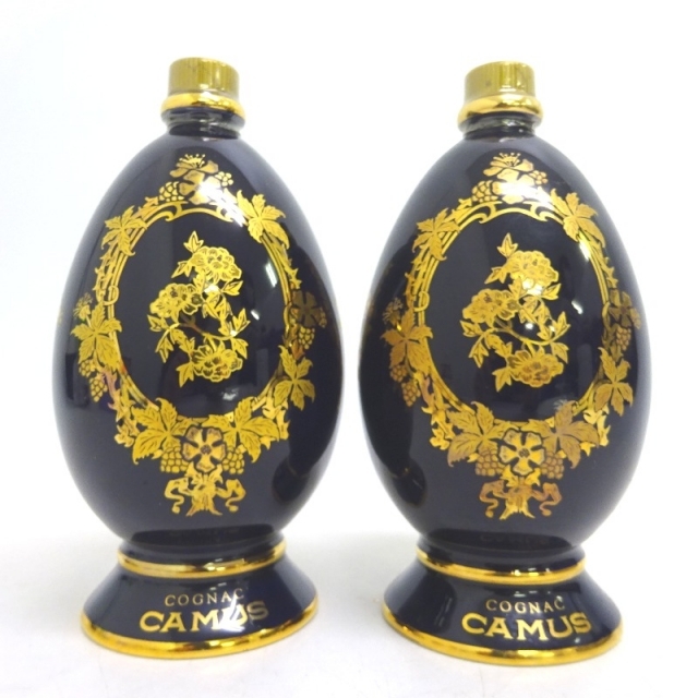 商品詳細未開封★CAMUS【カミュ】 スペシャルリザーブ ポーセリン エッグデキャンタ 2本セット 350ml 箱なし