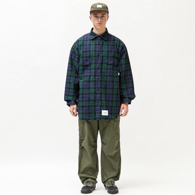 22SS WTAPS WCPO 02 COTTON FLANNEL Lサイズ