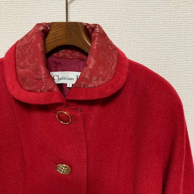 Christian Dior(クリスチャンディオール)の70s 80s Vintage■クリスチャン ディオール■フレアーオーバーコート レディースのジャケット/アウター(その他)の商品写真