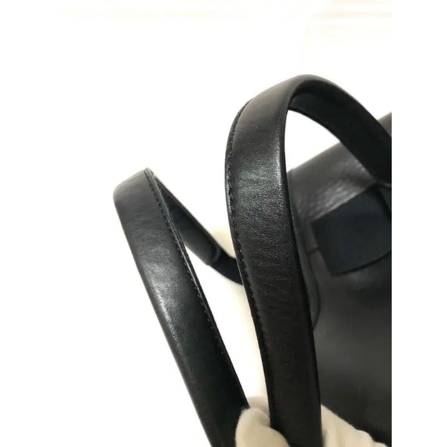 BALENCIAGA/バレンシアガ ネイビーカバ レザートートバッグ 美品正規品