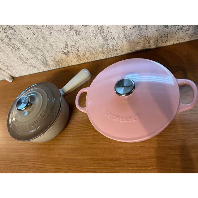 LE CREUSET(ルクルーゼ)のル・クルーゼ鍋セット インテリア/住まい/日用品のキッチン/食器(鍋/フライパン)の商品写真