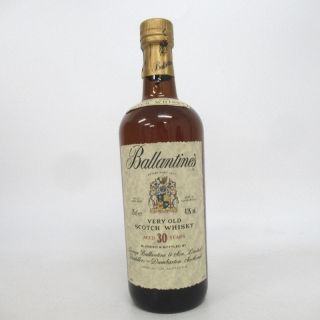 バリー(Bally)の未開封★Ballantine's【バランタイン】 30年 ベリーオールド 金キャップ 750ml 箱なし【中古】(ウイスキー)