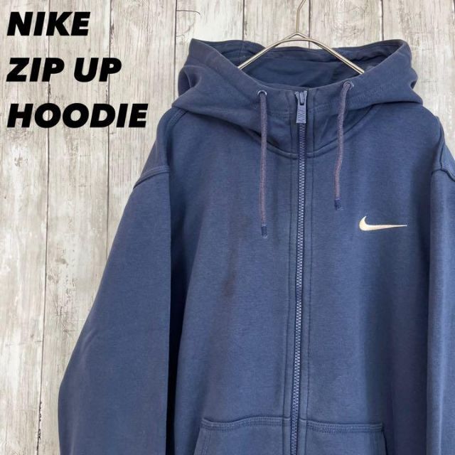NIKE - NIKEナイキ スウォッシュ刺繍ロゴジップアップスウェット