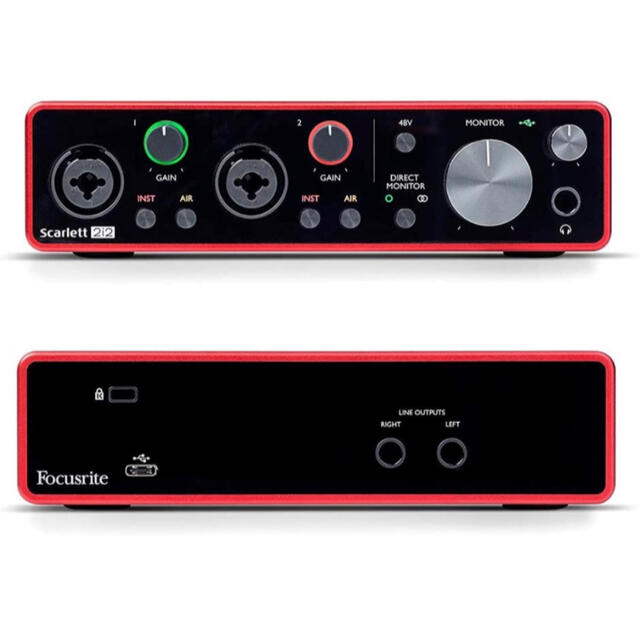 新品！FOCUSRITE フォーカスライト インターフェース オマケ付き！ 楽器のDTM/DAW(オーディオインターフェイス)の商品写真