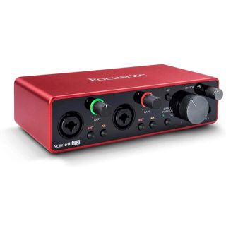 新品！FOCUSRITE フォーカスライト インターフェース オマケ付き！(オーディオインターフェイス)