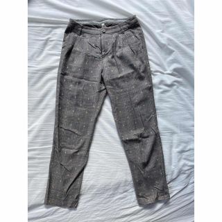 プロポーション(PROPORTION)のエディットコロン　チェッククロップドパンツ　ウール　秋冬(クロップドパンツ)