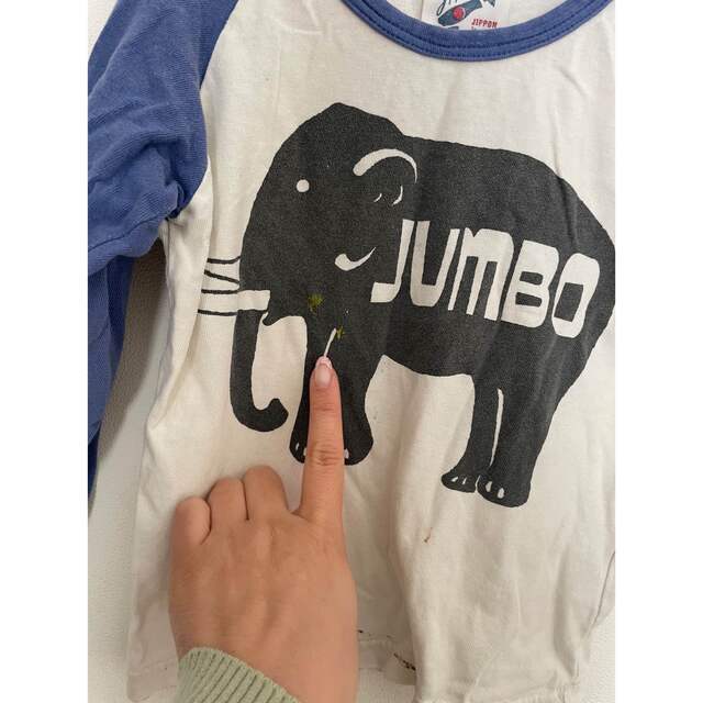 MARKEY'S(マーキーズ)のセール　マーキーズ  ゾウ　JUMBO 100 ロンt 長袖　トップス　男の子　 キッズ/ベビー/マタニティのキッズ服男の子用(90cm~)(Tシャツ/カットソー)の商品写真