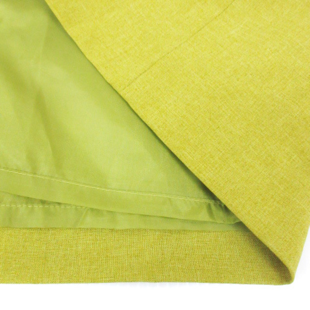 Techichi(テチチ)のテチチ タイトスカート ロング丈 ボタンダウン 無地 M 黄色 /FF45 レディースのスカート(ロングスカート)の商品写真