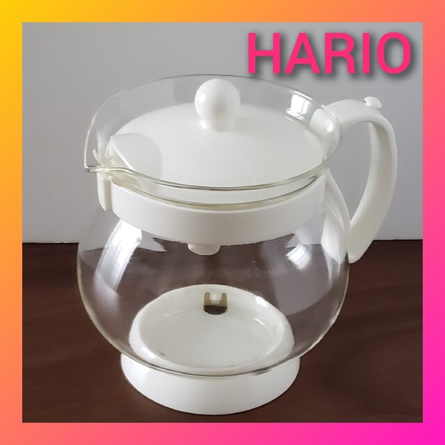 HARIO(ハリオ)のHARIO/ハリオ♡ジャンピング リーフ ティーポット 耐熱ガラス 茶こし インテリア/住まい/日用品のキッチン/食器(調理道具/製菓道具)の商品写真