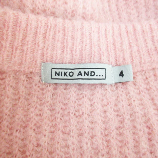 niko and...(ニコアンド)のニコアンド ニットワンピース リブ セーター ミニ丈 長袖 4 ピンク /FF2 レディースのワンピース(ミニワンピース)の商品写真