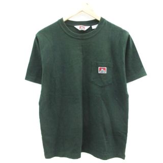 ベンデイビス(BEN DAVIS)のベンデイビス Tシャツ カットソー 半袖 クルーネック M グリーン 緑(Tシャツ/カットソー(半袖/袖なし))