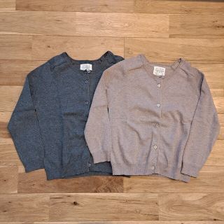 ザラキッズ(ZARA KIDS)の状態良　ザラ　カーディガン　2枚セット　118 120 5y 6y(カーディガン)