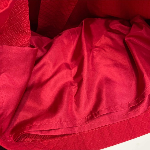 Courreges(クレージュ)のcourreges クレージュ　スカート　刺繍　赤　日本製　レッド　綿　コットン レディースのスカート(ひざ丈スカート)の商品写真