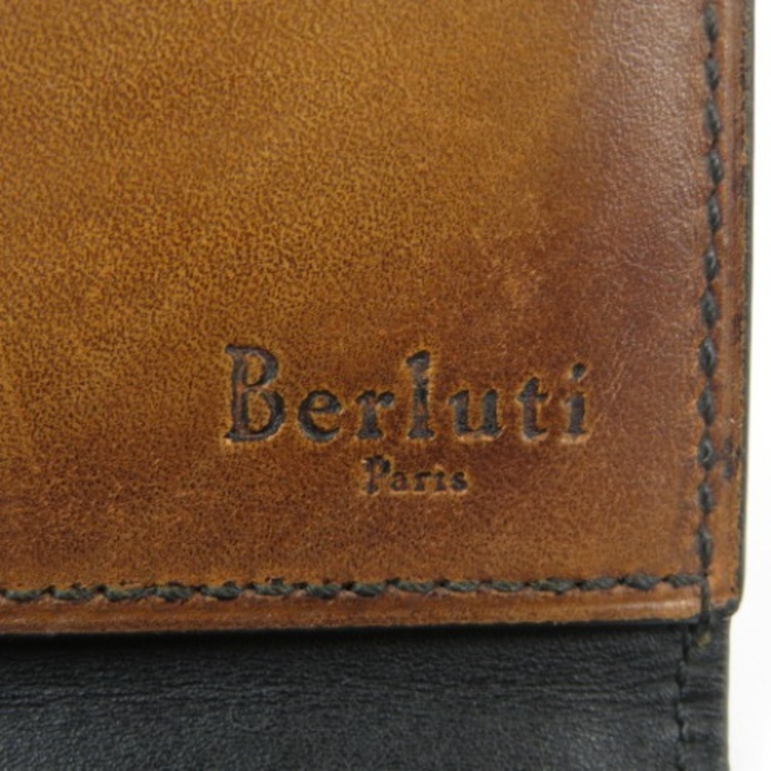 美品 Berluti ベルルッティ カリグラフィ 定期入れ パスケース