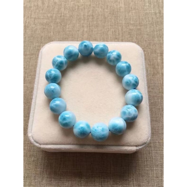 NEW限定品】 ⭐︎【天然】ラリマー 11.8mm ブレスレット ブレスレット+