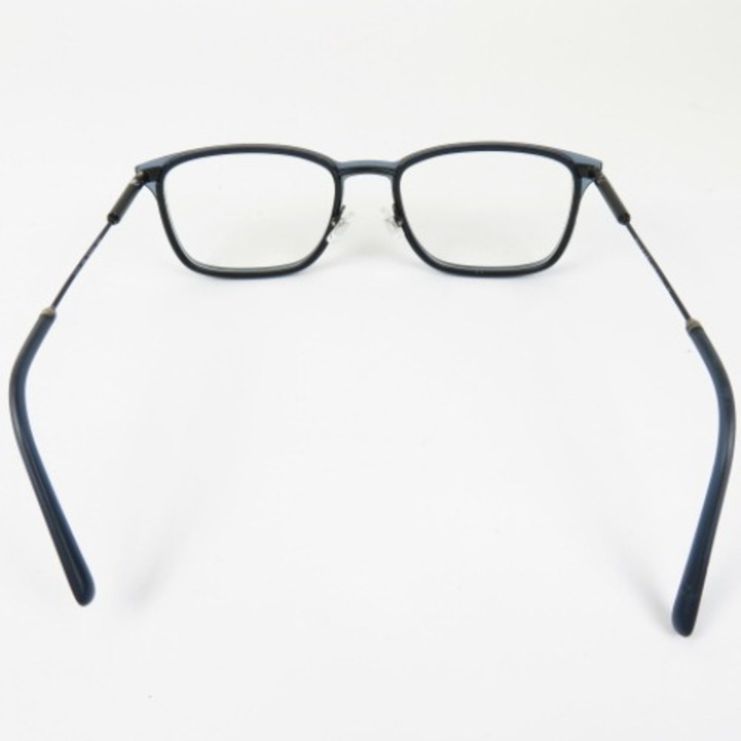 BVLGARI(ブルガリ)のBVLGARI ブルガリ 度入り 眼鏡 メガネフレーム  メガネ プラスチック ネイビー【中古】 レディースのファッション小物(サングラス/メガネ)の商品写真