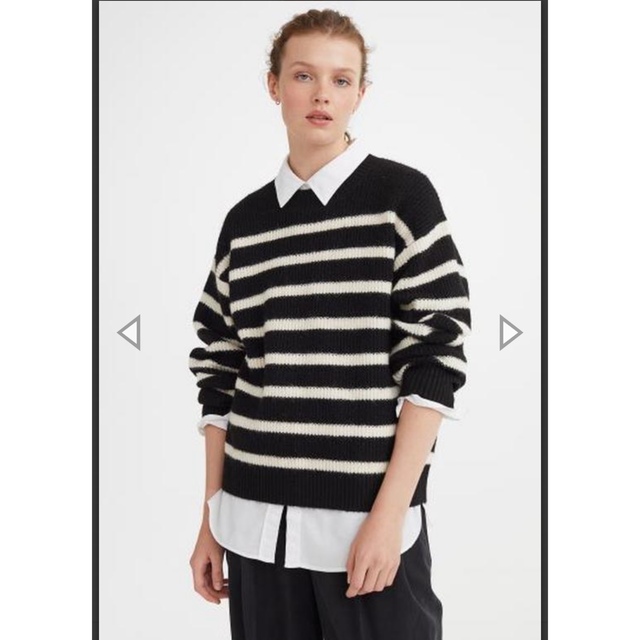 H&M(エイチアンドエム)の◎新品◎H&M ボーダーニット レディースのトップス(ニット/セーター)の商品写真