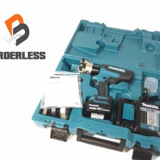 マキタ(Makita)の☆未使用品☆ makita マキタ 18V 充電式圧着機 TC300DRG バッテリ（18V 6.0Ah）アタッチメント付き 充電器付き+ケース 60688(工具)