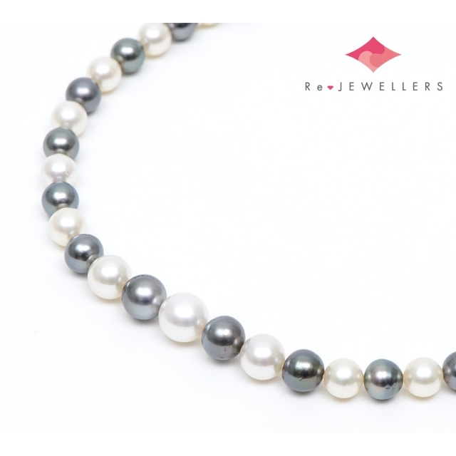 税込) 白蝶/黒蝶 8.0-11.0mm ミキモト - MIKIMOTO 南洋真珠