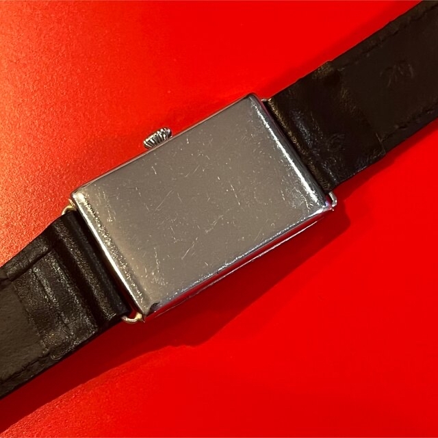 ッチです Hermes - エルメス ヴィンテージ レクタンギュラー カルティエ ルクルト 好きにも◎の通販 by Quir's shop|エルメスならラクマ ティール