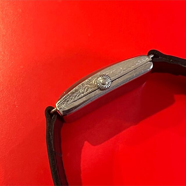 ッチです Hermes - エルメス ヴィンテージ レクタンギュラー カルティエ ルクルト 好きにも◎の通販 by Quir's shop|エルメスならラクマ ティール