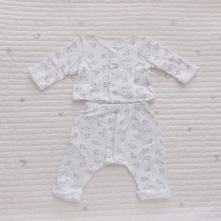 プチバトー(PETIT BATEAU)の【PETTIT BATEAU】チュビック カーディガン＆パンツセット(カーディガン/ボレロ)