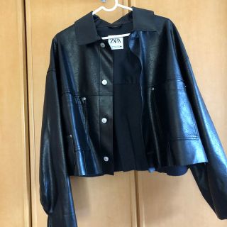 ザラ(ZARA)の未着用　レザー風　ZARA ジャケット(その他)