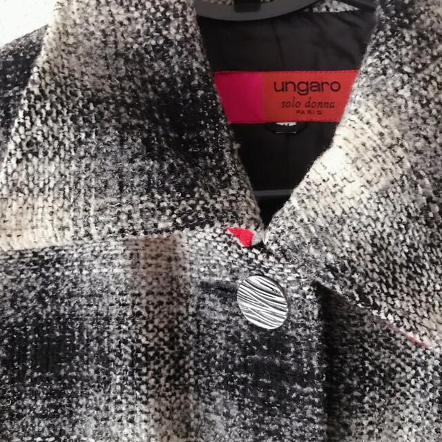 emanuel ungaro - 美品 ウンガロ ungaro solo donna ウール コート